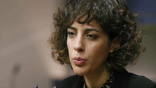 La portavoz de En Marea, Alexandra Fernández La portavoz de En Marea, Alexandra Fernández