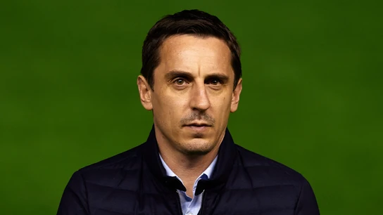 Gary Neville, entrenador del Valencia Gary Neville, entrenador del Valencia