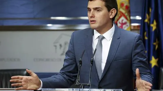 Albert Rivera en el Congreso de los Diputados Albert Rivera en el Congreso de los Diputados