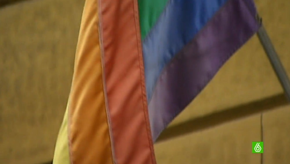 Imagen de una bandera homosexual