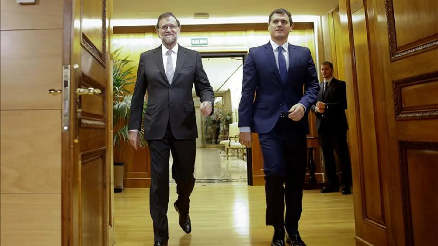 Mariano Rajoy y Albert Rivera Mariano Rajoy y Albert Rivera