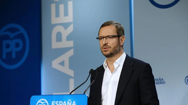 Javier Maroto durante una comparecencia en la sede del PP (Archivo)