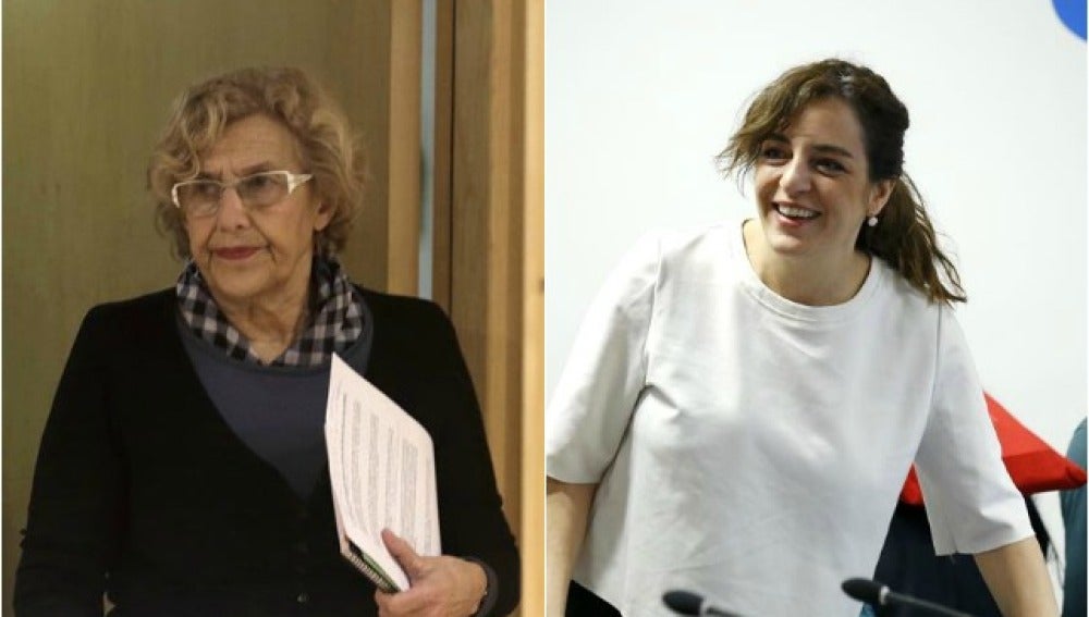 Manuela Carmena y Celia Mayer