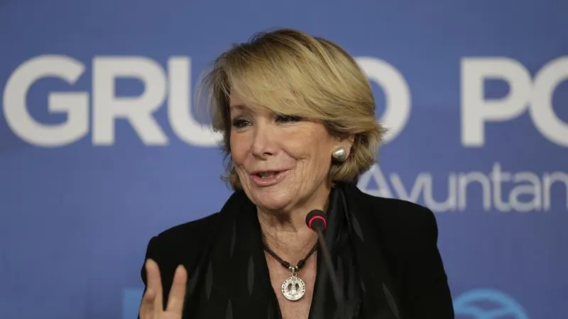 La portavoz del PP en el Ayuntamiento de Madrid, Esperanza Aguirre La portavoz del PP en el Ayuntamiento de Madrid, Esperanza Aguirre