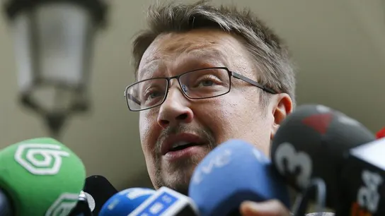 El portavoz de En Comú Podem e nel Congreso, Xavier Domènech El portavoz de En Comú Podem e nel Congreso, Xavier Domènech