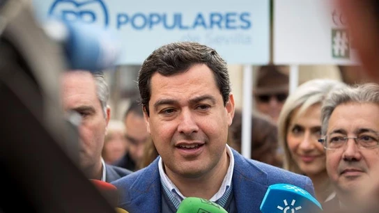 El presidente del Partido Popular (PP) andaluz, Juanma Moreno El presidente del Partido Popular (PP) andaluz, Juanma Moreno