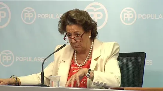 Barberá, ante los medios de comunicación Barberá, ante los medios de comunicación