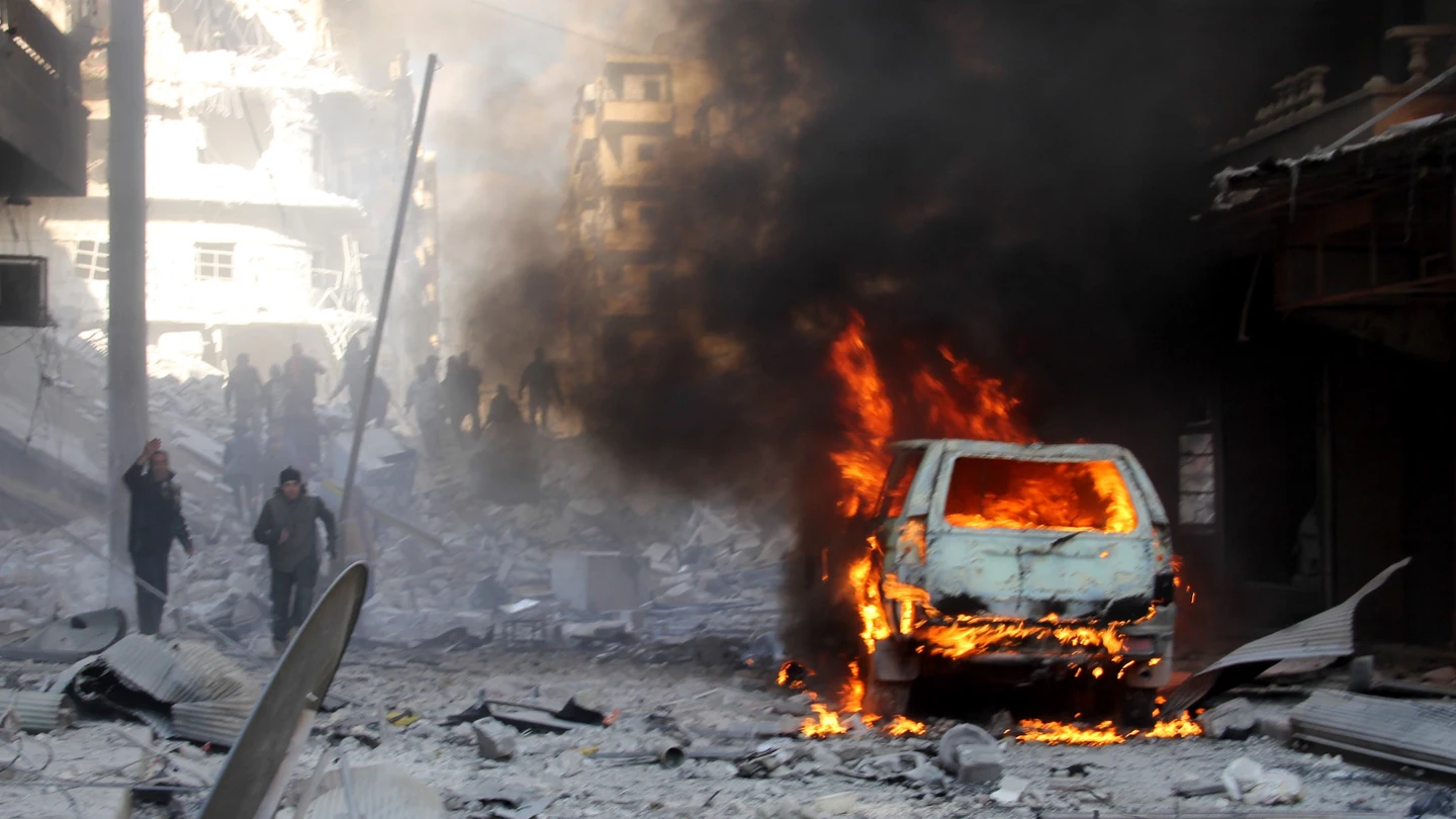 Coche bomba en Siria Coche bomba en Siria