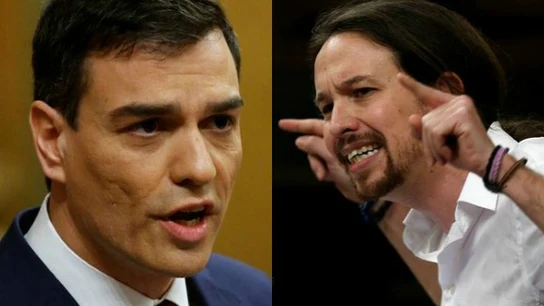 Pedro Sánchez y Pablo Iglesias Pedro Sánchez y Pablo Iglesias