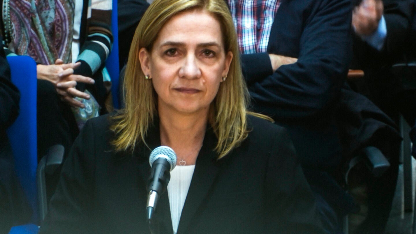 La Infanta Cristina durante su declaraci&oacute;n