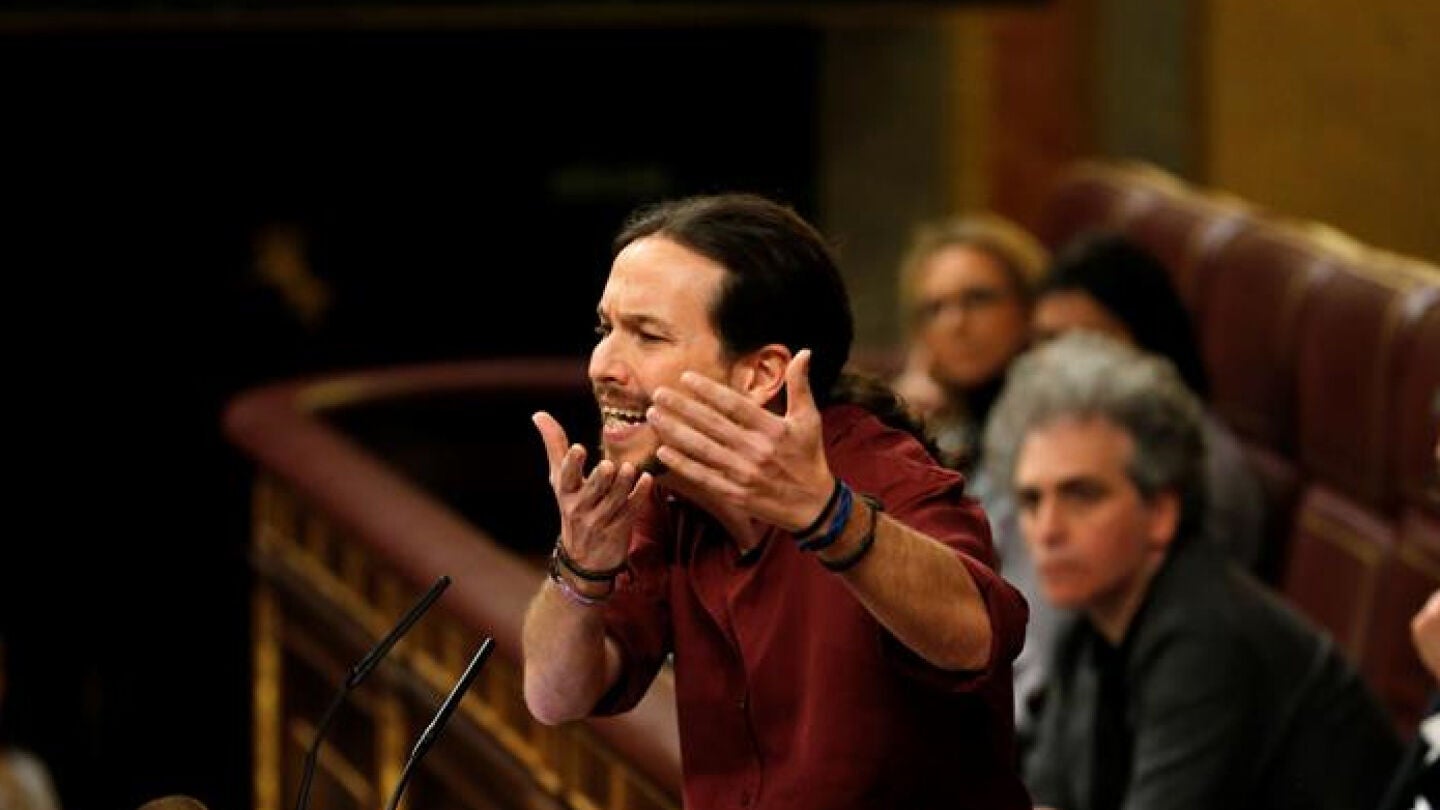 Pablo Iglesias en el Congreso de los Diputados