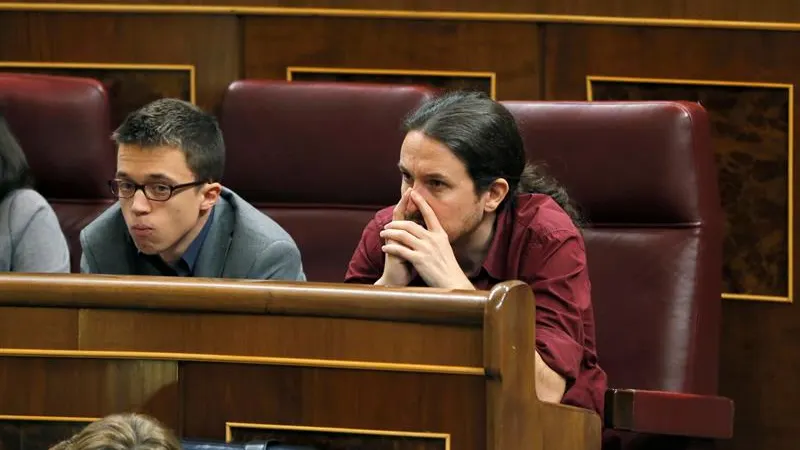 Pablo Iglesias e Íñigo Errejón