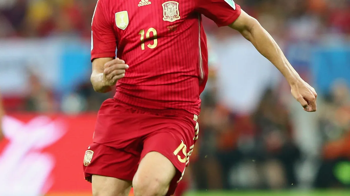 Diego Costa, en un partido con España