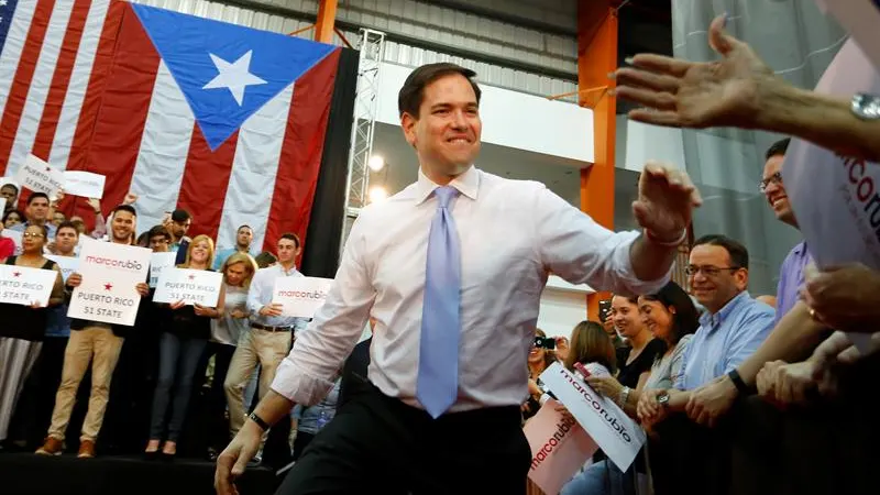 El candidato republicano, Marco Rubio.