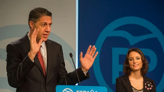 Albiol durante un acto del PP Albiol durante un acto del PP