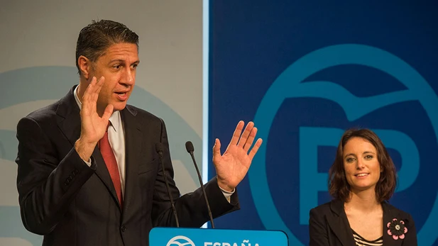 Albiol durante un acto del PP Albiol durante un acto del PP