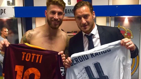 Sergio Ramos y Totti