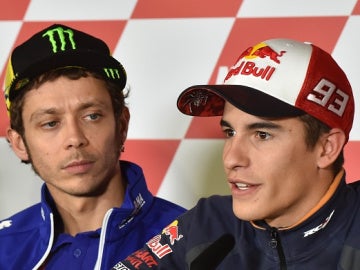 Rossi y M&aacute;rquez