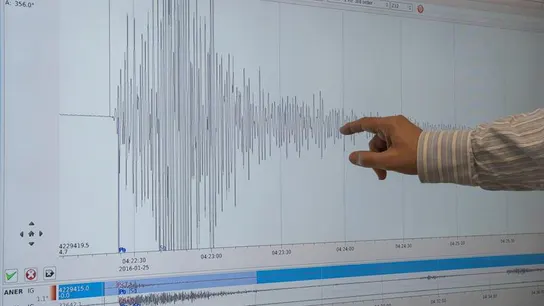 Gráfica de un terremoto Gráfica de un terremoto