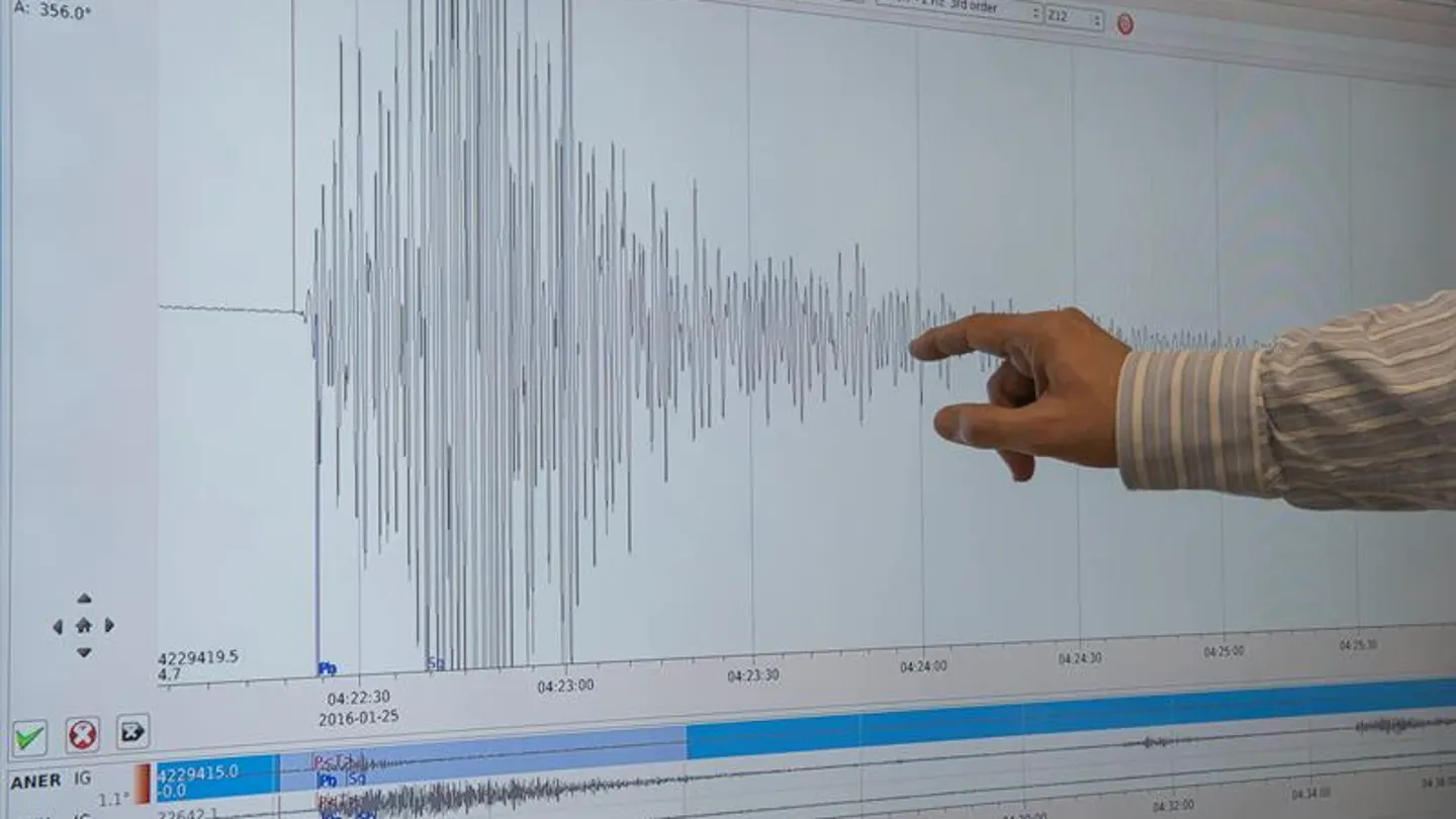 Gráfica de un terremoto Gráfica de un terremoto