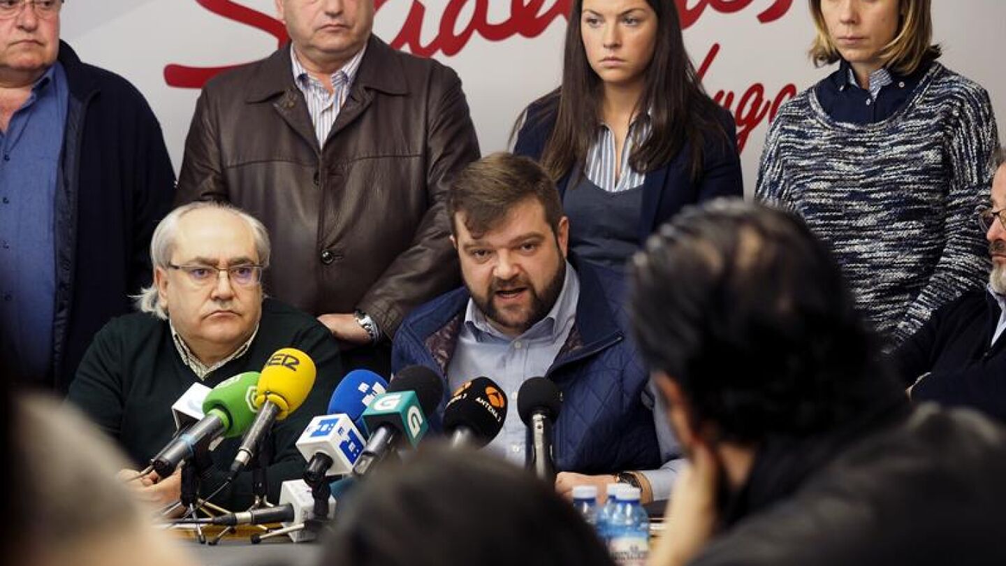 El presidente de la gestora del PSOE de Lugo, Luis &Aacute;ngel Lago Lage