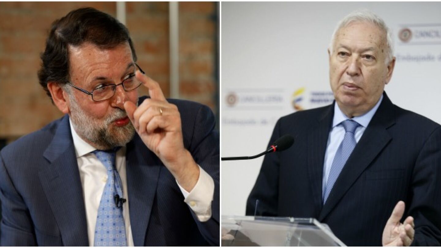 Mariano Rajoy y Jos&eacute; Manuel Garc&iacute;a Margallo