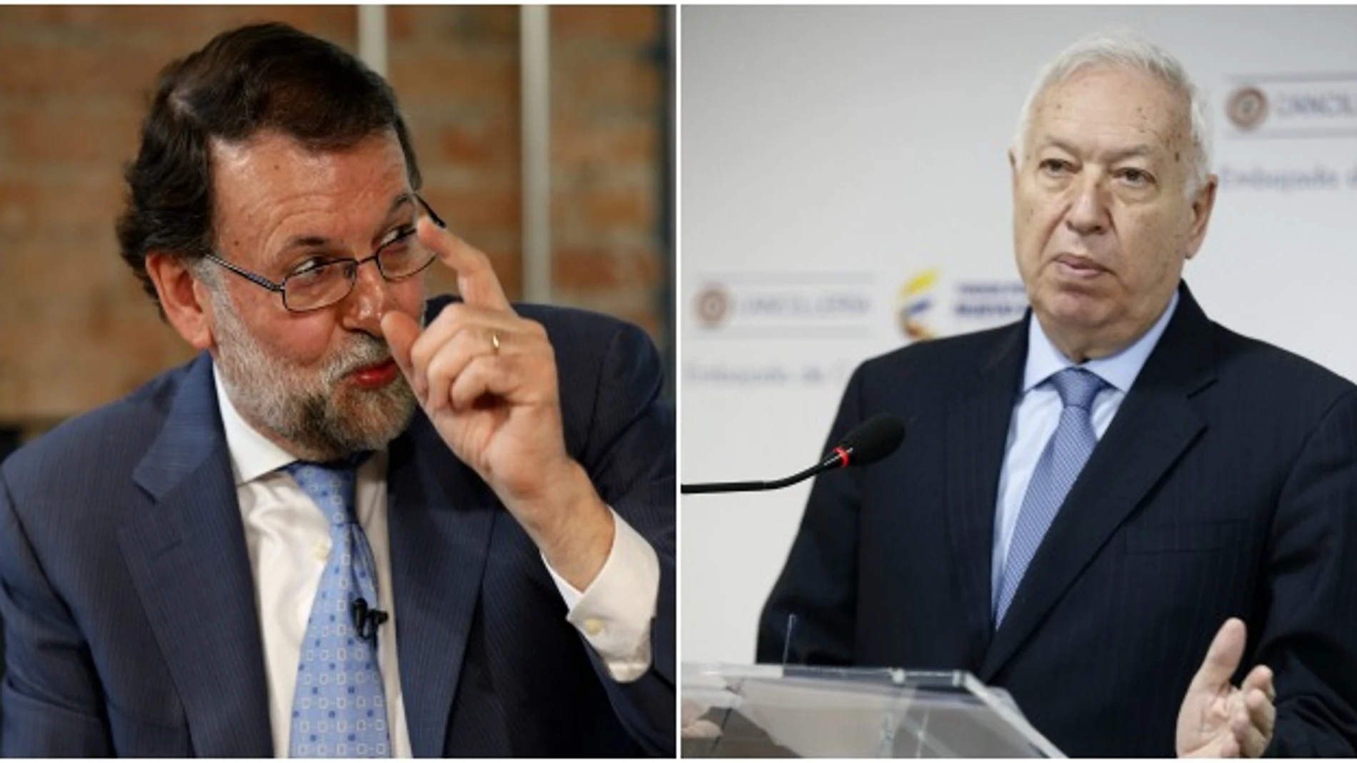 Mariano Rajoy y José Manuel García Margallo