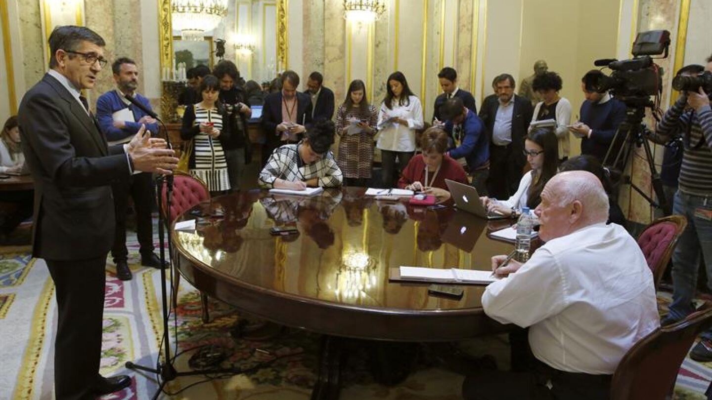 El presidente del Congreso, Patxi L&oacute;pez