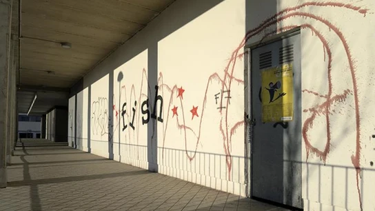 Paredes pintadas de sangre d ecerdo Paredes pintadas de sangre d ecerdo
