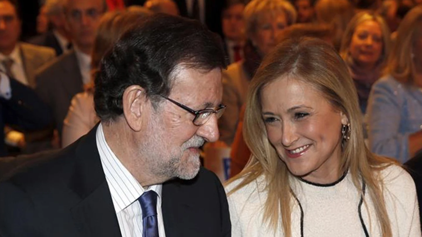 Mariano Rajoy y Cristina Cifuentes en una convención sobre empleo Mariano Rajoy y Cristina Cifuentes en una convención sobre empleo