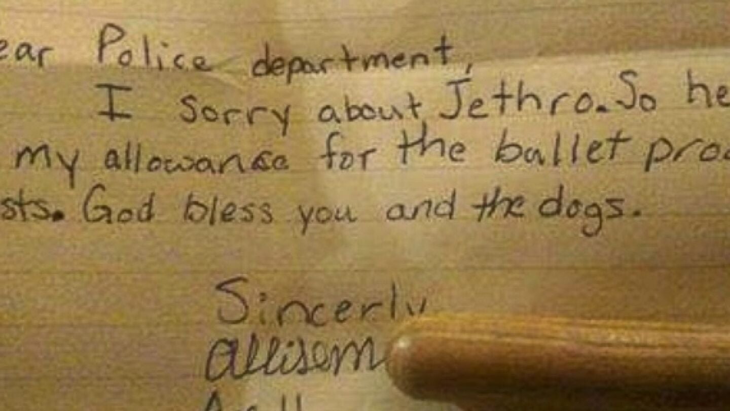 Imagen de la carta que ha enviado la ni&ntilde;a