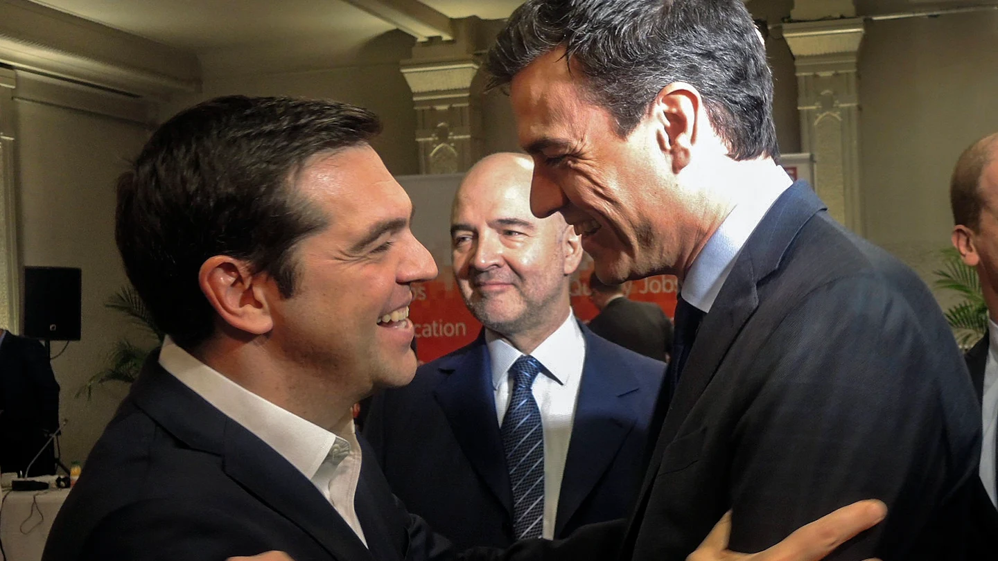 Alexis Tsipras y Pedro Sánchez Alexis Tsipras y Pedro Sánchez