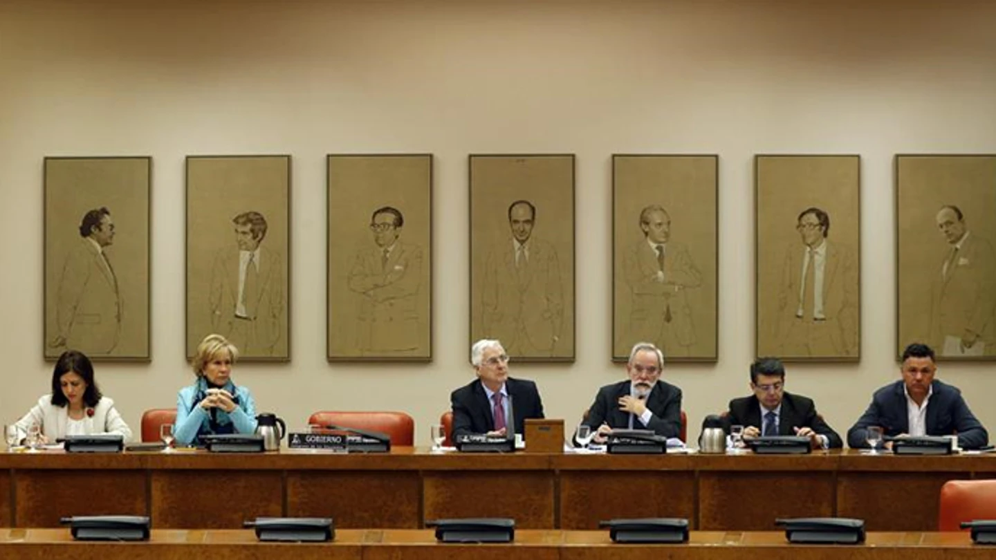 Silla vacía de Pedro Morenés en el Congreso de los Diputados Silla vacía de Pedro Morenés en el Congreso de los Diputados