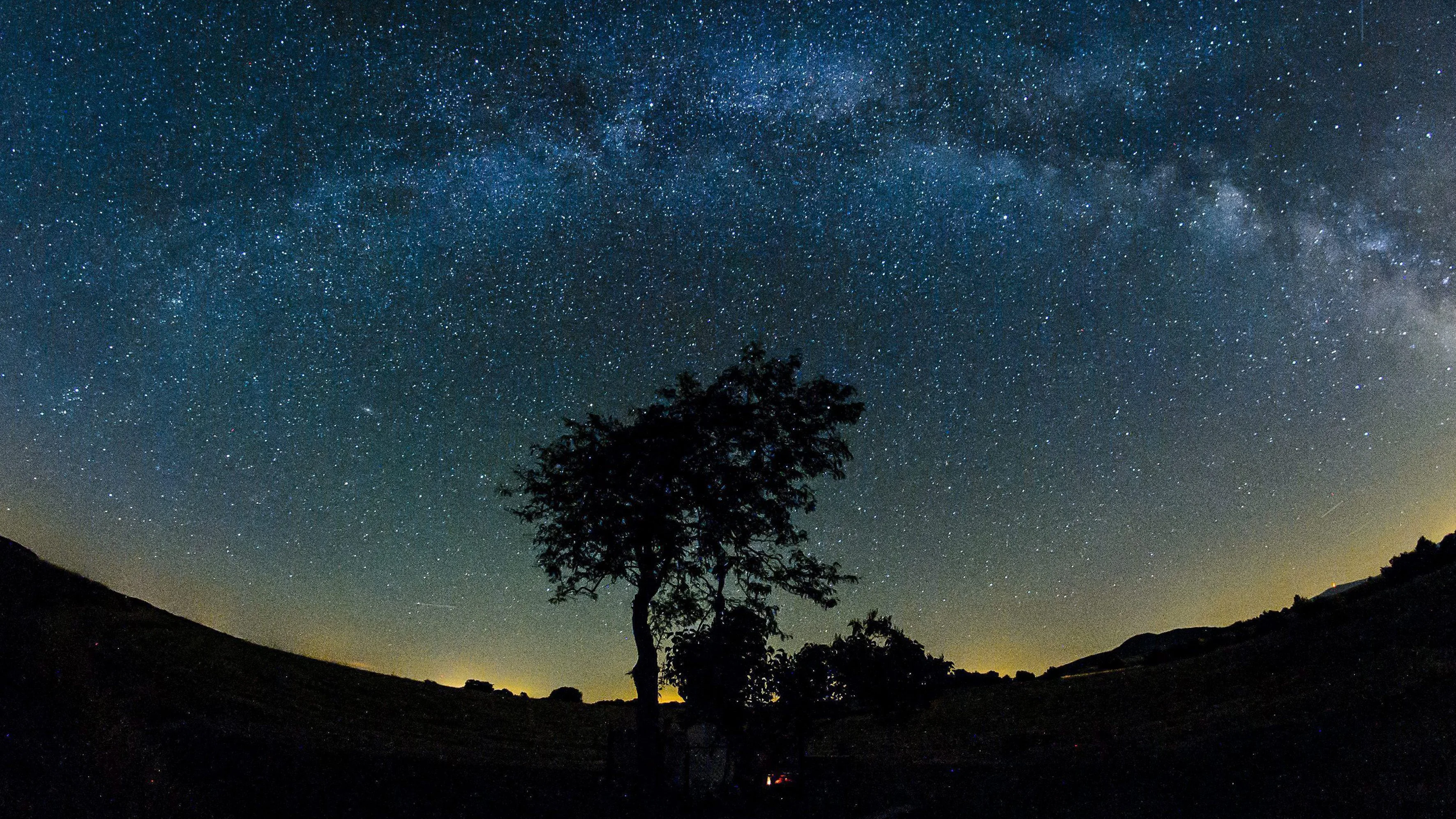 Imagen de la Vía Láctea, capturada en verano