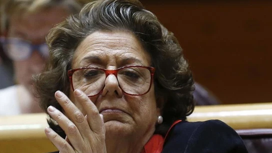 Barberá en el Senado Barberá en el Senado