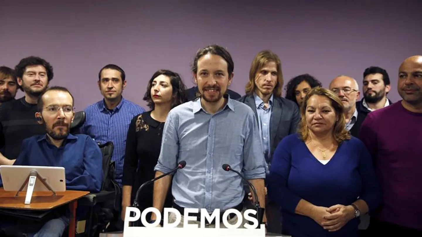 Pablo Iglesias y su equipo Pablo Iglesias y su equipo