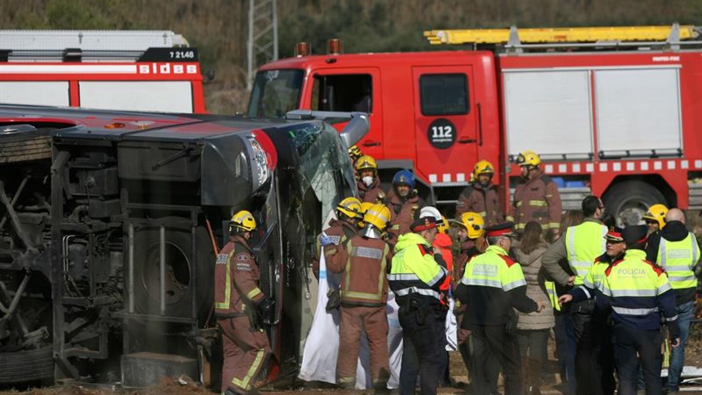 El accidente de autob&uacute;s en Freginals, de los m&aacute;s graves de los &uacute;ltimos a&ntilde;os