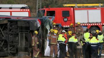El accidente de autobús en Freginals, de los más graves de los últimos años