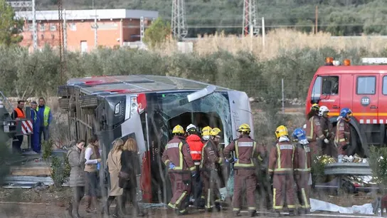 El autocar siniestrado transportaba estudiantes de Erasmus de diversas nacionalidades El autocar siniestrado transportaba estudiantes de Erasmus de diversas nacionalidades