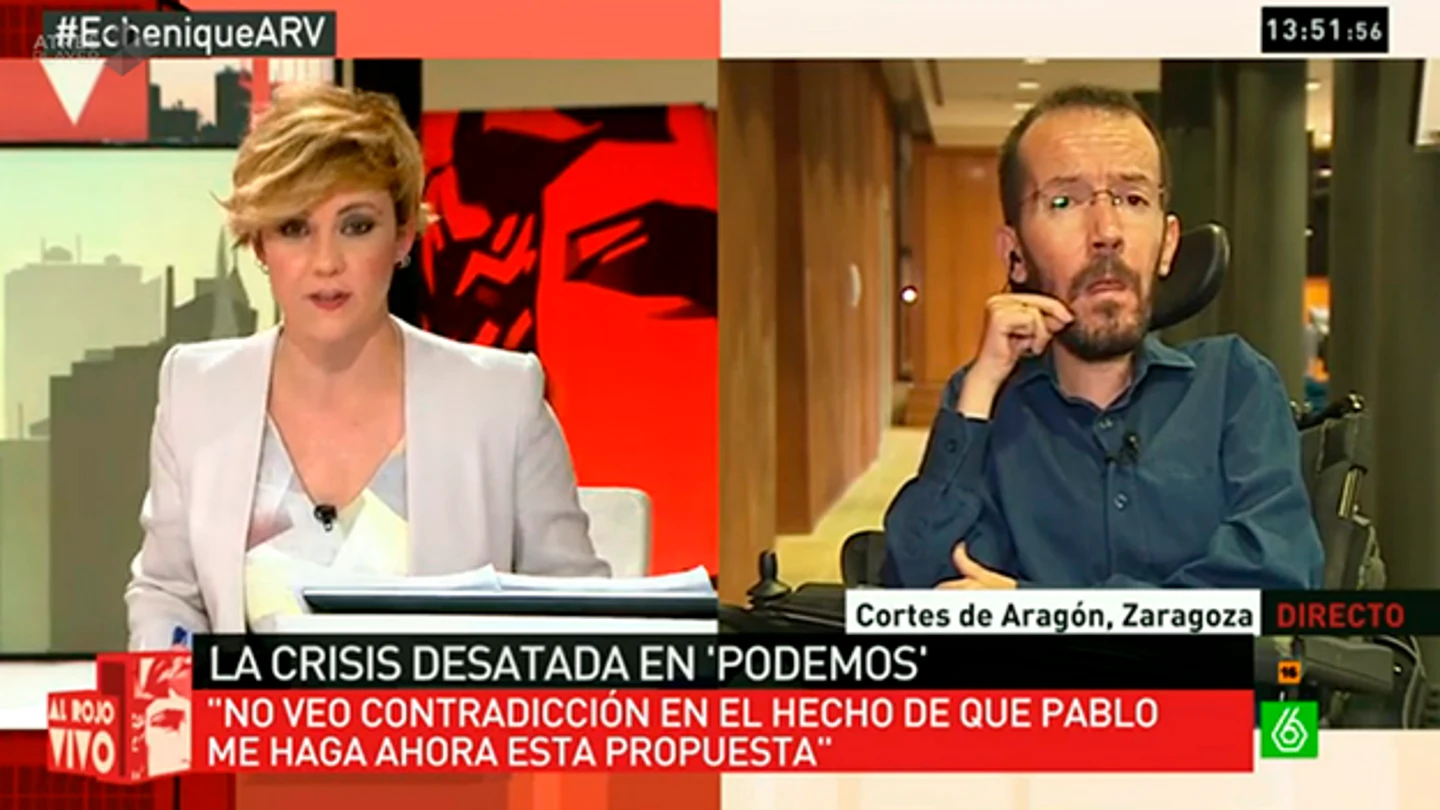 Echenique responde a Cristina Pardo en ARV Echenique responde a Cristina Pardo en ARV