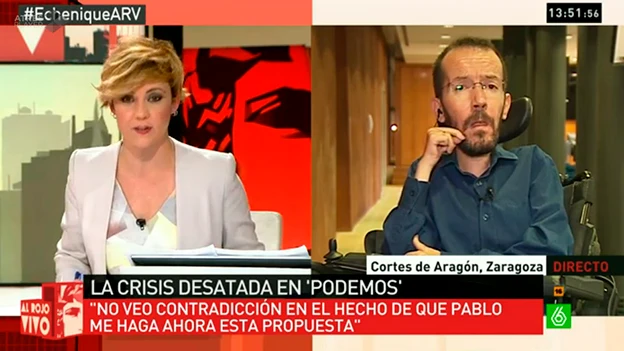 Echenique responde a Cristina Pardo en ARV