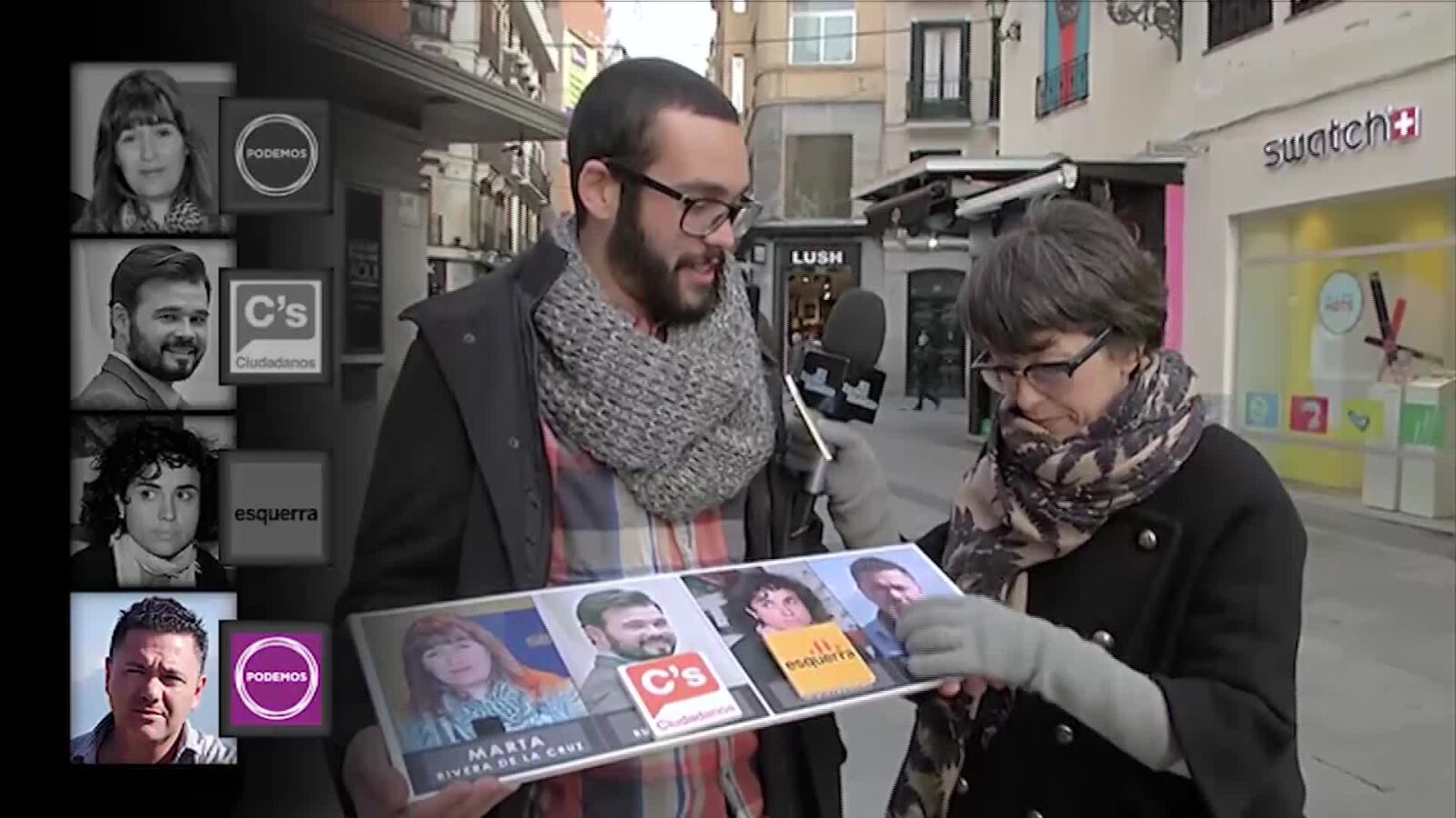 Un ciudadano asocia a Juan Antonio Delgado con el Partido Popular