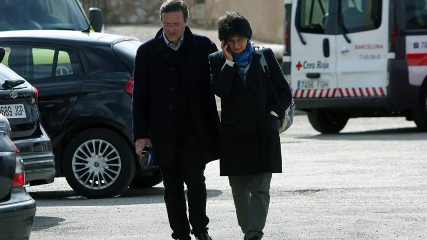 Los padres de una de las víctimas del accidente de Tarragona Los padres de una de las víctimas del accidente de Tarragona