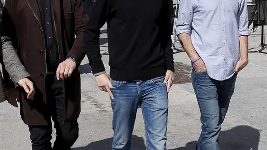 Los diputados de Podemos, Juan Antonio Delgado, Iñigo Errejón y Miguel Vila Los diputados de Podemos, Juan Antonio Delgado, Iñigo Errejón y Miguel Vila