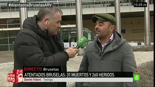 Daniel Vidoni, testigo directo del atentado Daniel Vidoni, testigo directo del atentado