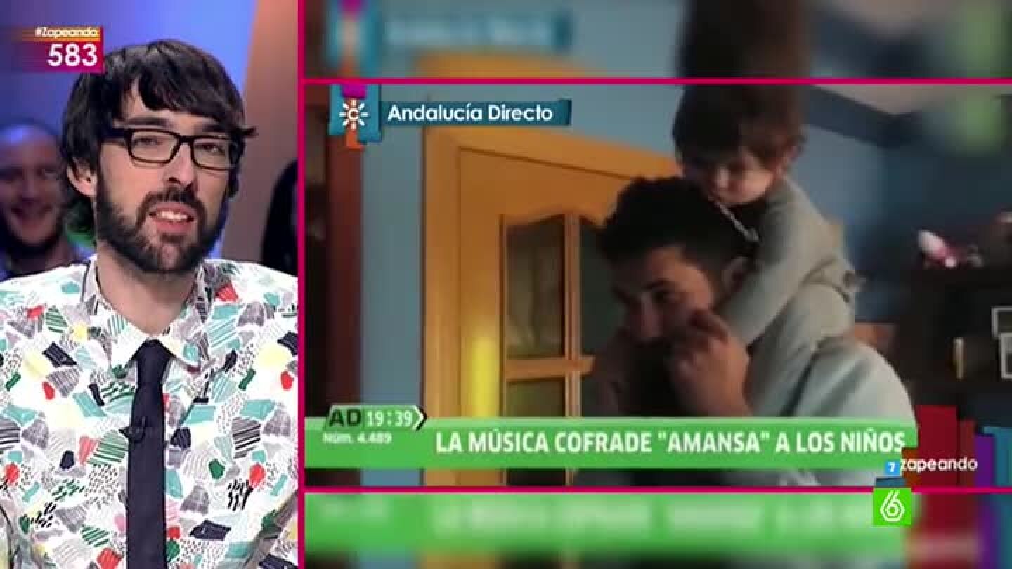 Quique Peinado comenta un v&iacute;deo en Zapeando 