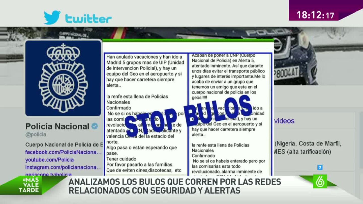 Bulos sobre terrorismo