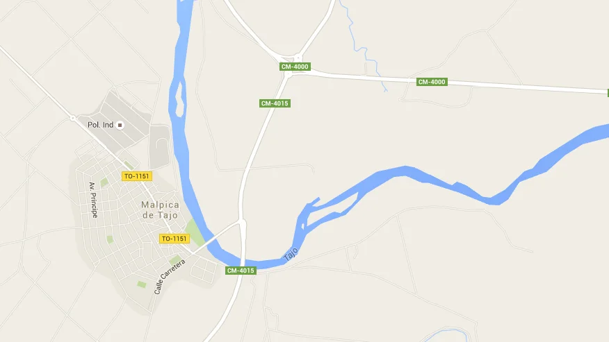 Mapa de Malpica de Tajo, Toledo