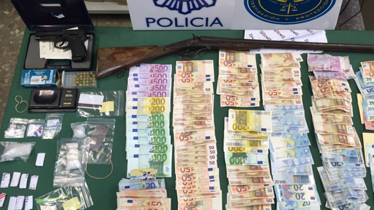 Incautaci&oacute;n de dinero y droga a un matrimonio traficante en M&aacute;laga