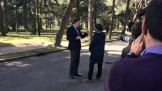 Mariano Rajoy con Jordi Évole en Moncloa Mariano Rajoy con Jordi Évole en Moncloa